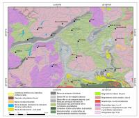 Figura 1 – Mapa do geológico simplificado da região do Quadrilátero Ferrífero com a localização da Falha de Cata Branca (CPRM, 2014).